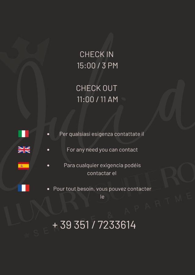 Julia Luxury Suite Roma Exterior foto